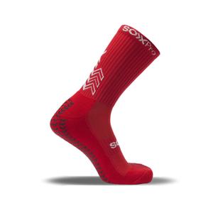 chaussette-soxpro-grip-anti-slip-rouge