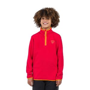 rlnyl05-301-polaire-1-2-zip-enfant-rossignol-strawpile-rouge-red