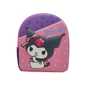 8435746909447-sac-a-dos-enfant-sanrio-hello-kitty-kuromi-3d-rose-30x26x10-cm