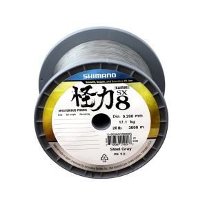 59wplm98s3-monofilament-shimano-line-kairiki-8-steel-gray