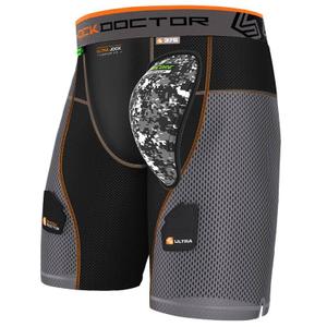 375-bl-gr-short-de-compression-avec-coquille-rigide-shock-doctor-aircore-ultra-powerstride-black-grey
