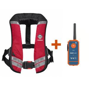 wec-p3moa-50070-gilet-de-sauvetage-avec-balise-smrt-division-219-crewfit-150n-xd-rouge-noir-tu