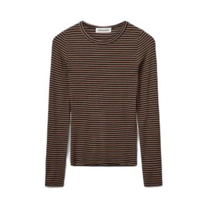 snos433-7140-t-shirt-manches-longues-a-rayures-femme-sofie-schnoor-petriciasw-light-brown-black-striped