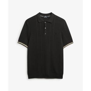 m1110441a-q29-polo-maille-texturee-superdry-noir-carbone