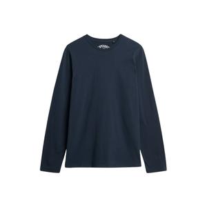 m6010879a-98t-t-shirt-classique-manches-longues-superdry-essential-bleu-marine-eclipse