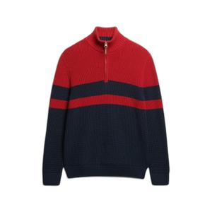 m6110651a-26s-pull-raye-a-col-zippe-superdry-classic-bleu-marine-rouge