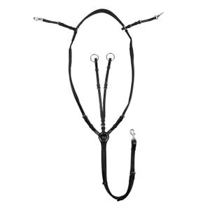 suh02002-black-collier-de-chasse-pour-cheval-avec-martingale-pectorale-ajustable-supreme-black