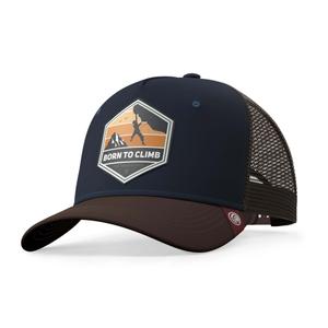 03-012-30-un-casquette-the-indian-face-born-to-climb-bleu-marron-tu