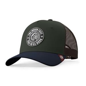 03-013-12-un-casquette-the-indian-face-born-to-be-free-vert-marron-bleu-tu