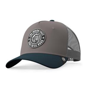 03-013-16-un-casquette-the-indian-face-born-to-be-free-gris-bleu-tu