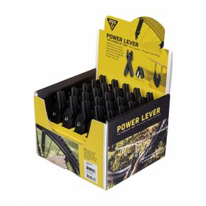 to6638-power-lever-counter-display-box-25-pieces-topeak-noir-jaune-tu