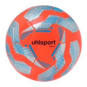 100177601-ballon-uhlsport-player-rouge-fluo-argent-cyan-taille-5