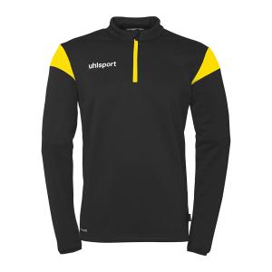 100225809-haut-d-entrainement-1-4-zip-enfant-uhlsport-squad-27-noir-jaune-citron