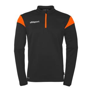 100225810-haut-d-entrainement-1-4-zip-enfant-uhlsport-squad-27-noir-orange-fluo