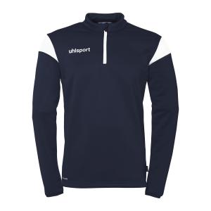 100225841-haut-d-entrainement-1-4-zip-enfant-uhlsport-squad-27-bleu-marine-blanc