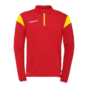 100225860-veste-de-survetement-1-4-zip-enfant-uhlsport-squad-27-rouge-jaune-citron