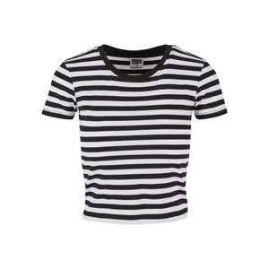 tb6825-01248-t-shirt-court-raye-femme-urban-classics-blanc-noir