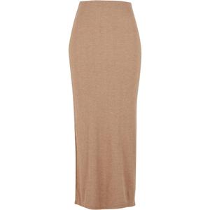 tb6940-14148-jupe-haute-fendue-femme-urban-classics-rib-beigemelange