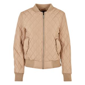 tb806-03738-doudoune-en-nylon-a-losanges-femme-urban-classics-beige