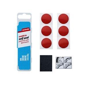 138366-kit-reparation-chambre-a-air-red-devils-avec-rustines-autocollantes-autoadhesives-rouges-boite-6-rustines-autoadhesives-25mm-plus-papier-ponce-avec-notice-weldtite-marron-tu