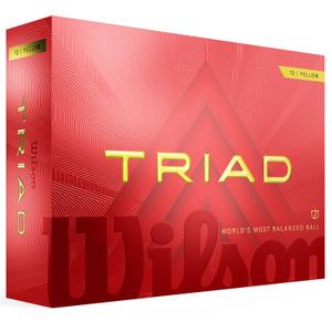 wg2009002-balles-de-golf-d-entrainement-wilson-triad-x12-yellow-tu
