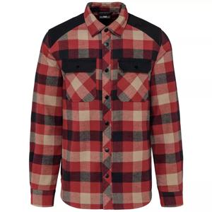 wk520-red-darkbeigechecked-black-chemise-a-carreaux-avec-poches-wk-designed-to-work-red-darkbeigechecked-black